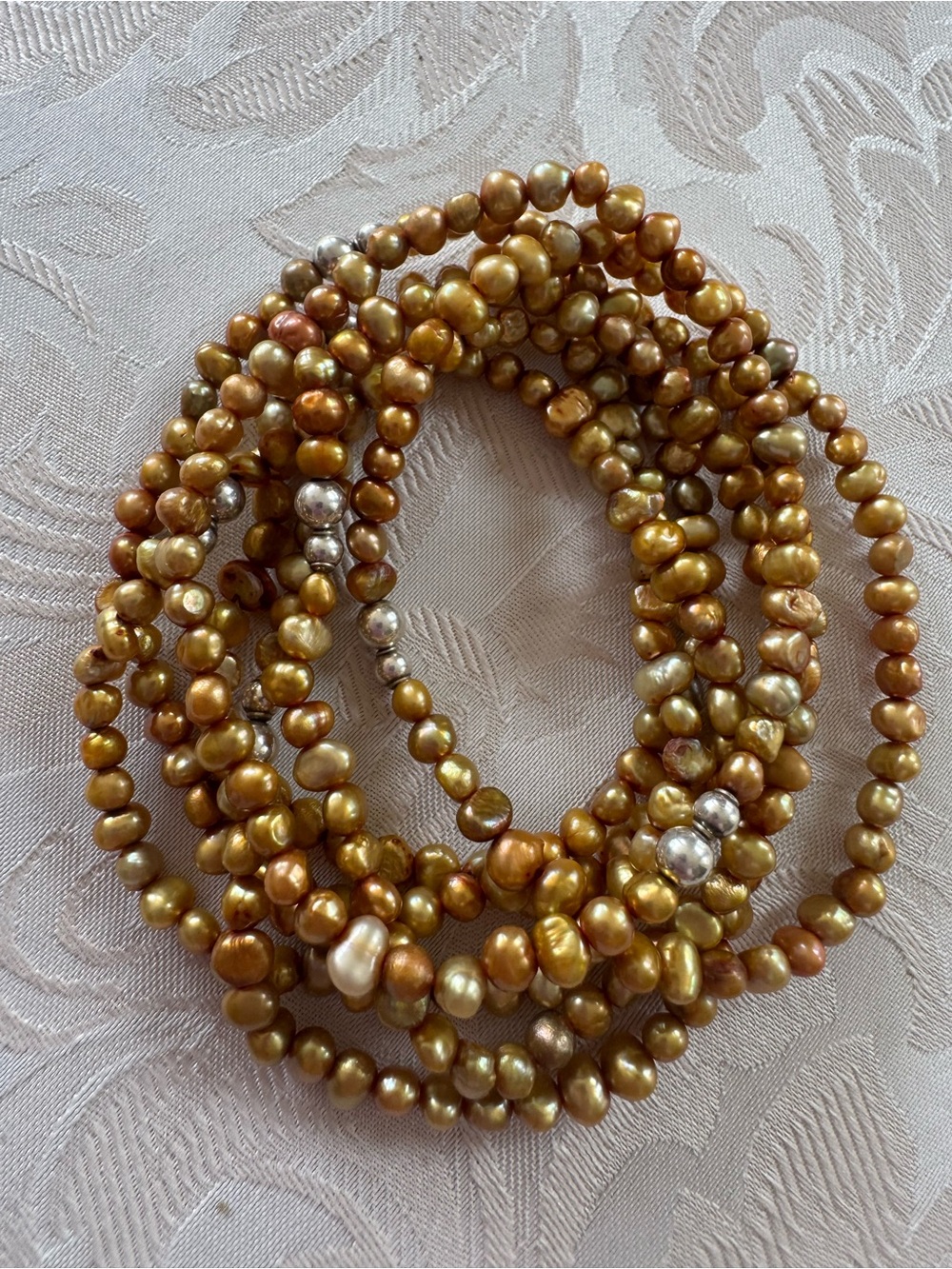 Lia Sophia Golden Multi-Strand Bracelets